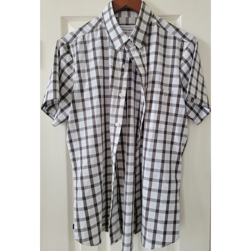 Mizzan+Main Short Sleeve (gray/white)